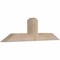Ekena Millwork Portland Smooth Timber Gable Bracket, Douglas Fir, 36"W x 10"H x 3 1/2"D x 3 1/2"F, 7/12 Pitch GBW036X10X0404POR00SDF - alternate 4